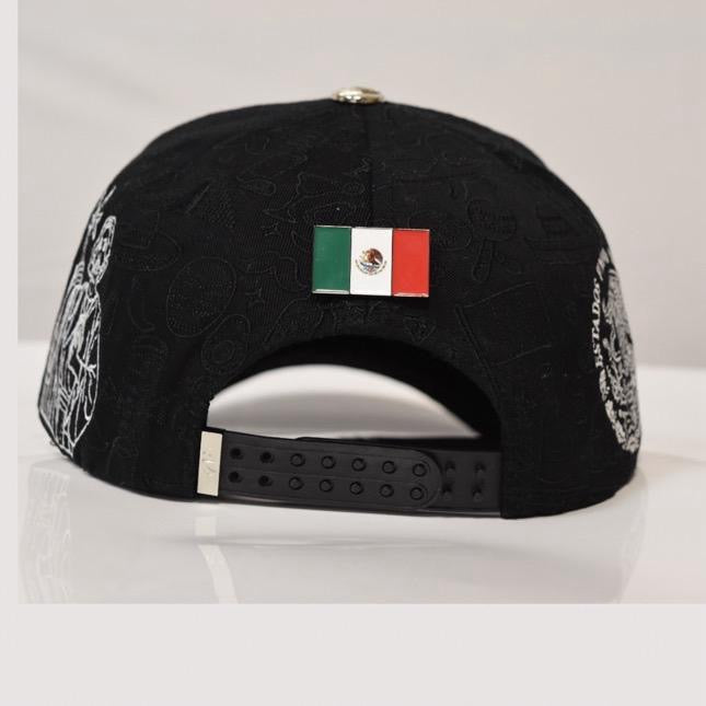 Hat M Mexico Crystals Black