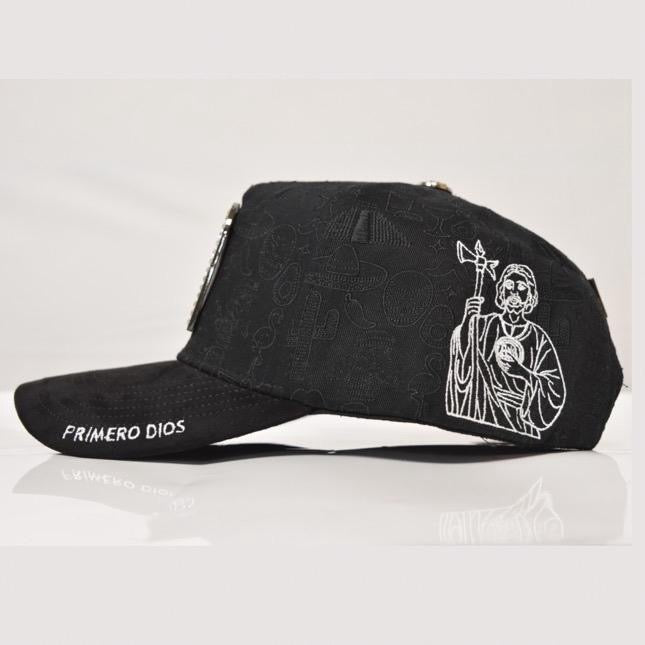 Hat M Mexico Crystals Black