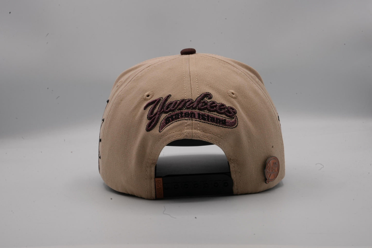 Hat NY Khaki Brown Crystals