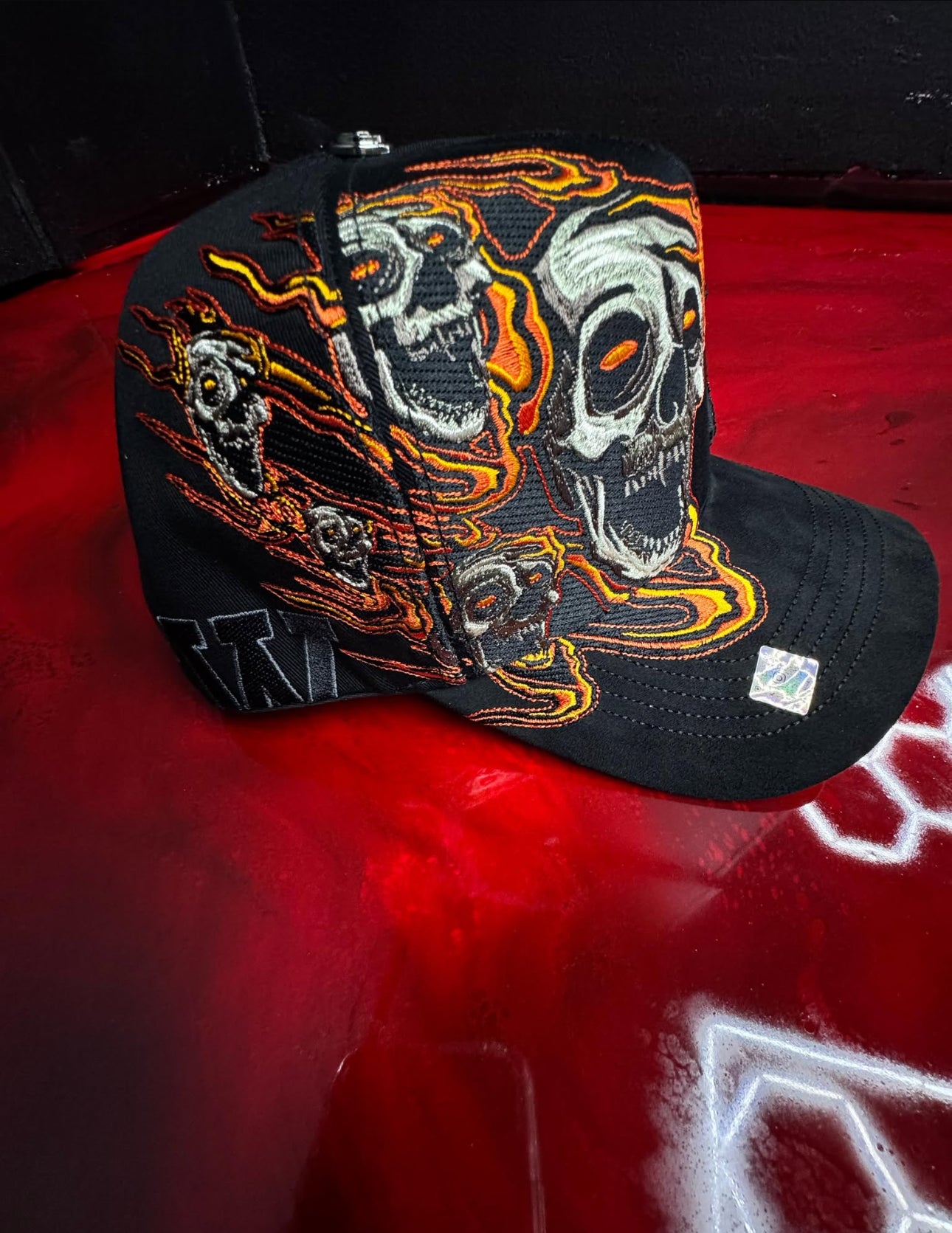 Hat NY Calaveras Flames
