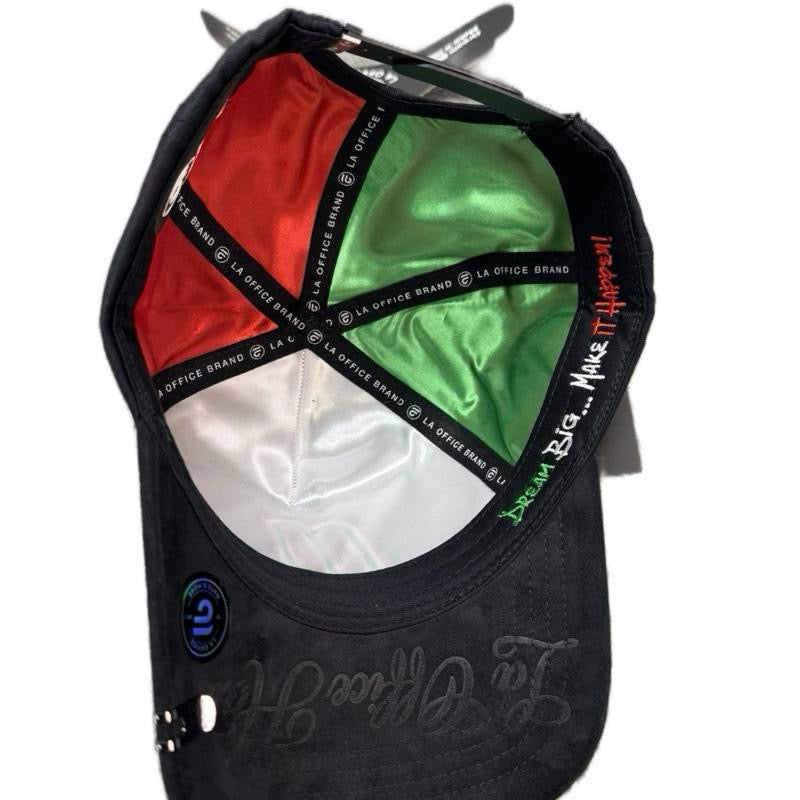 Hat M Mexico Patches Black