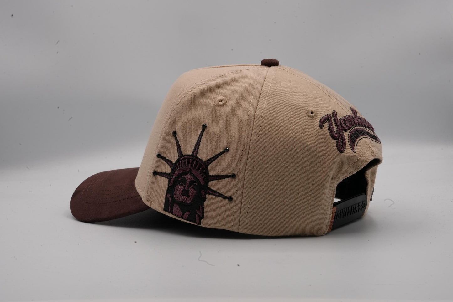 Hat NY Khaki Brown Crystals