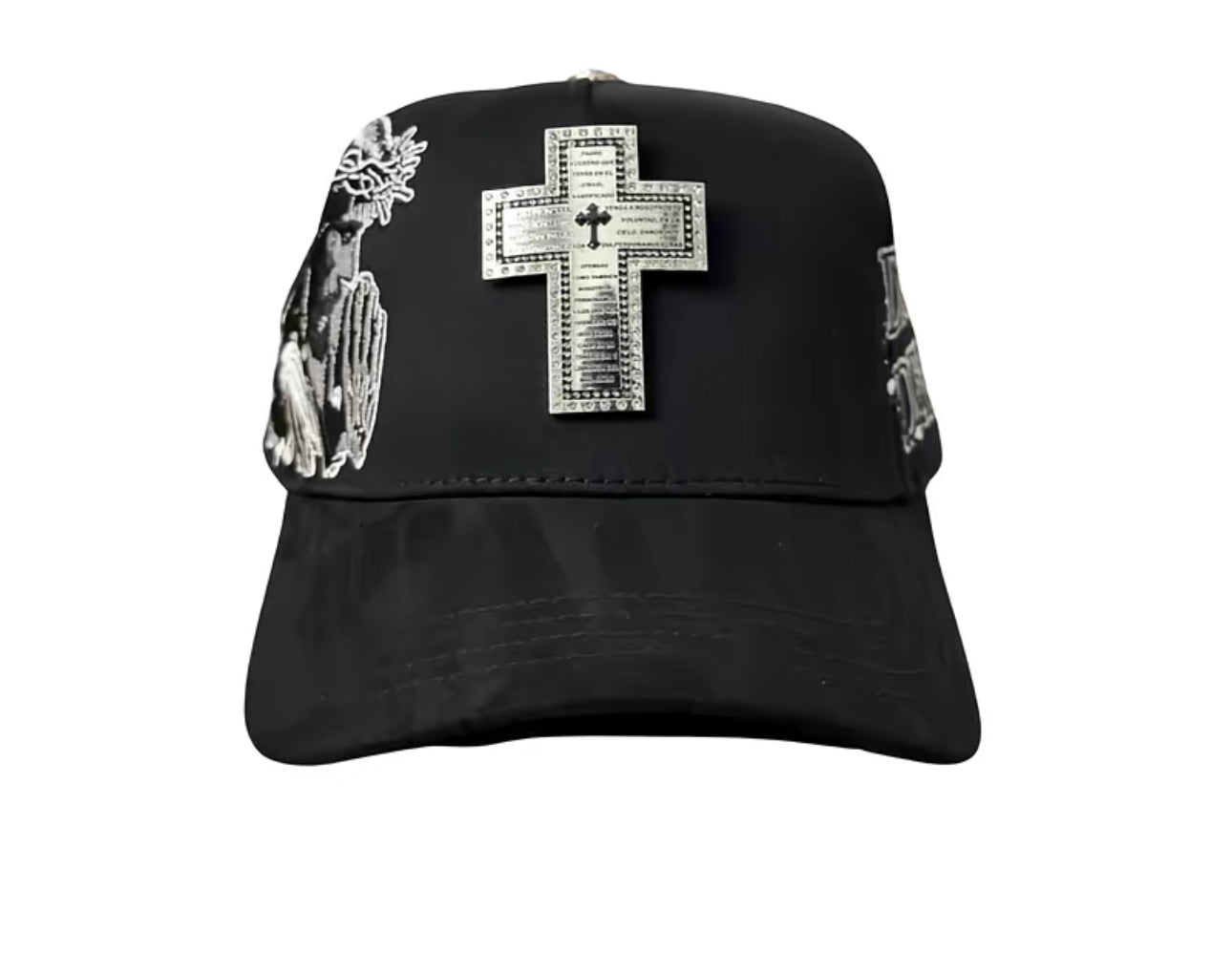 Hat Silver Cross Padre Nuestro