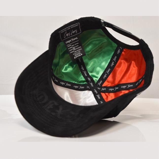 Hat M Mexico Crystals Black
