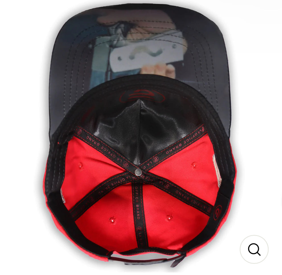 Gorra El Rey del Pop Roja