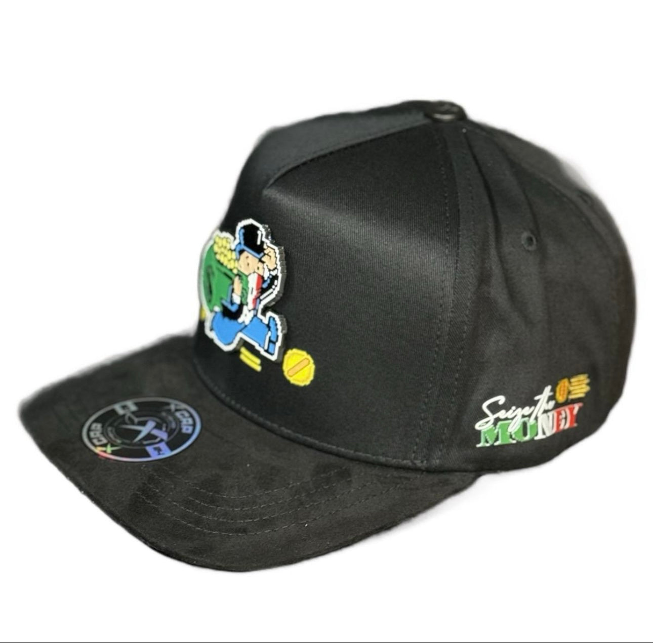 Hat Monopoly Money Bag Black