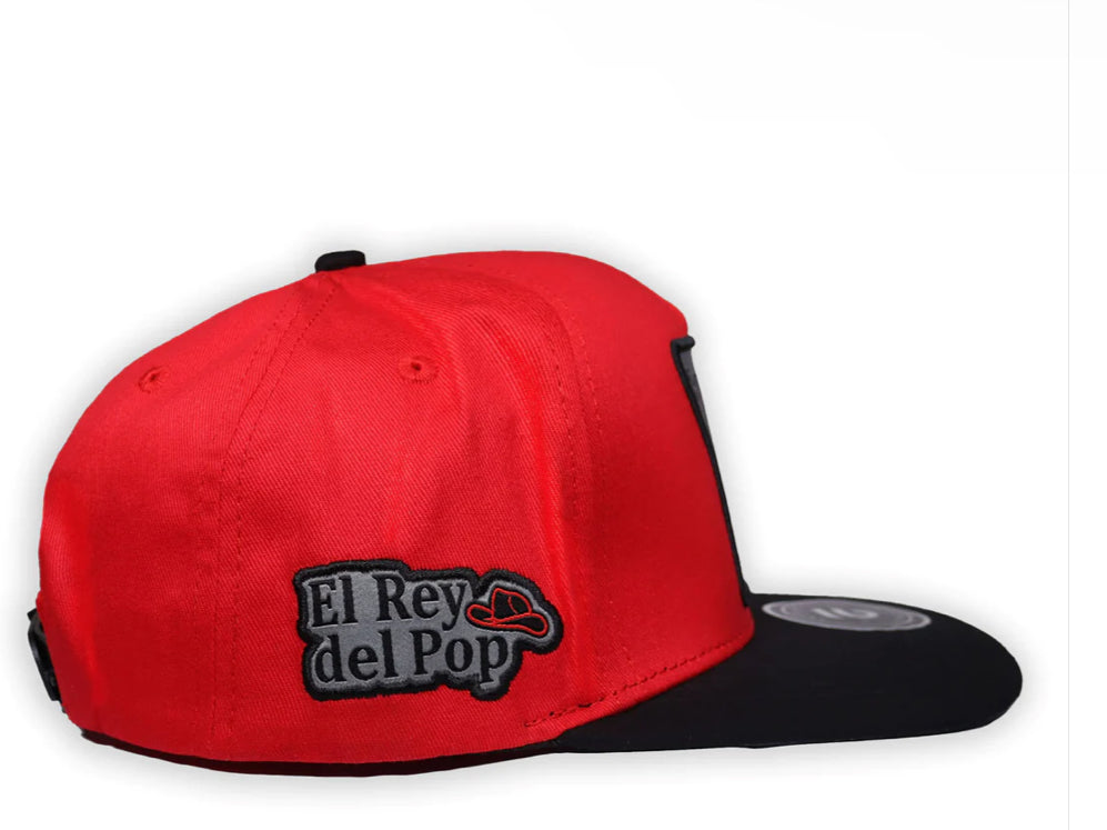 Gorra El Rey del Pop Roja