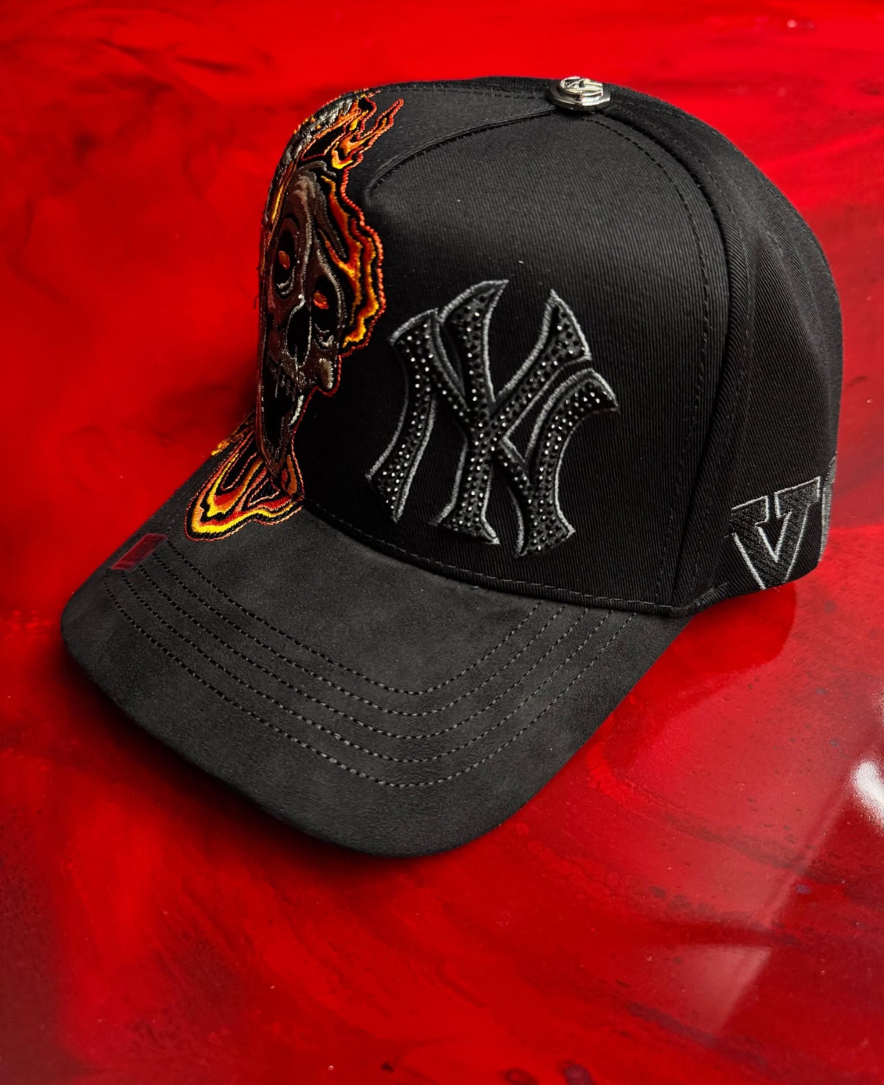 Hat NY Calaveras Flames