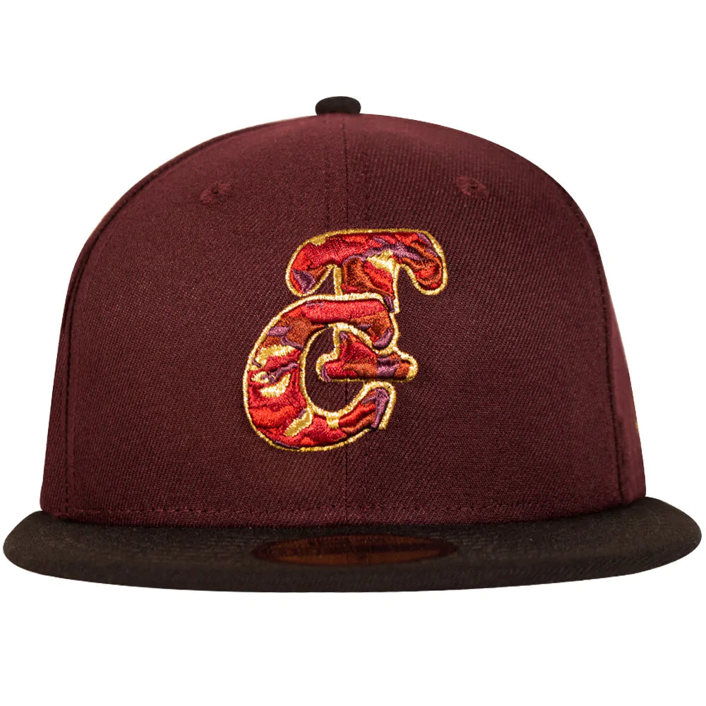Gorra Tomateros de Culiacan TC Camo Guinda