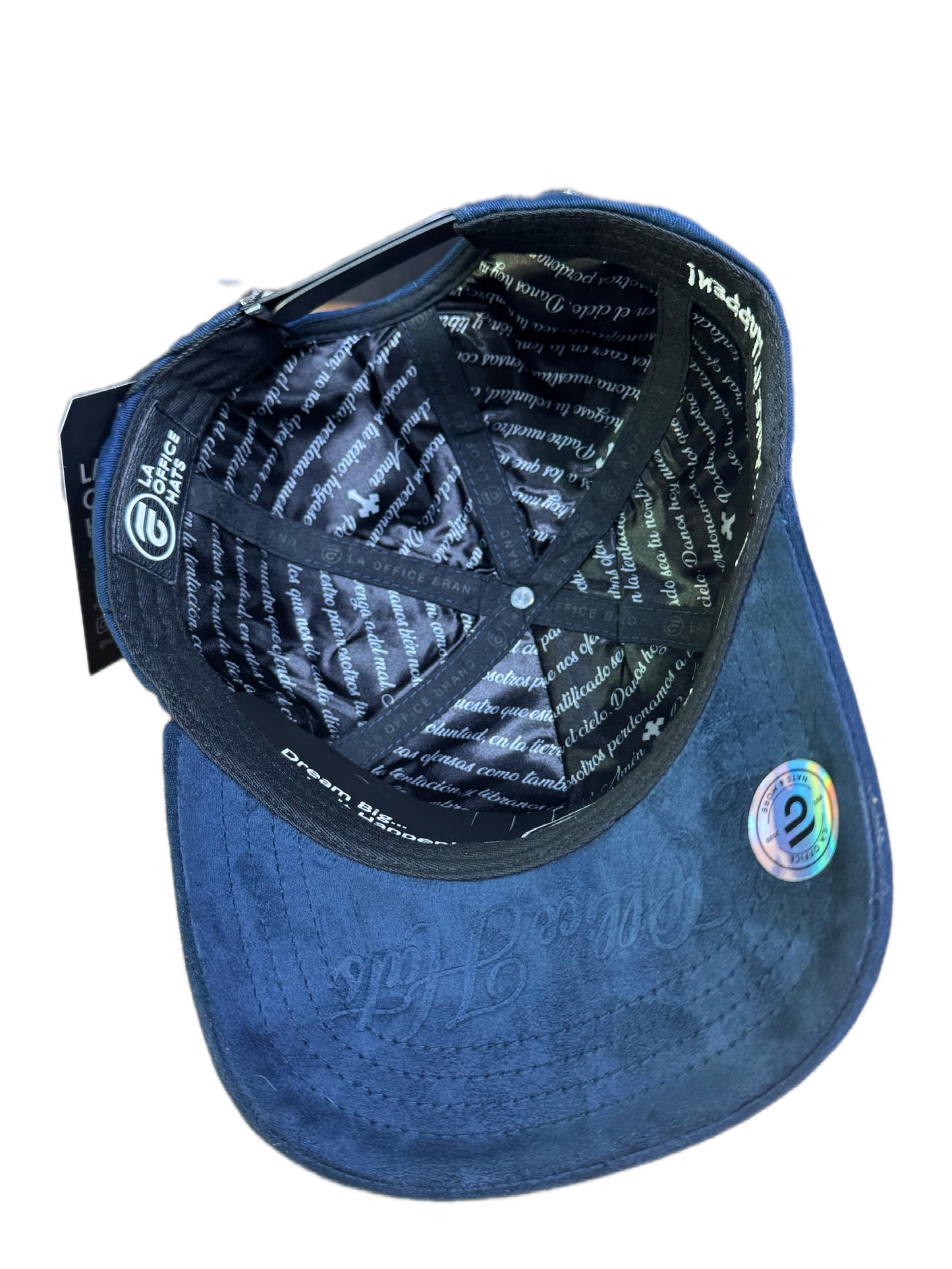 Cruz Padre Nuestro Navy Silver