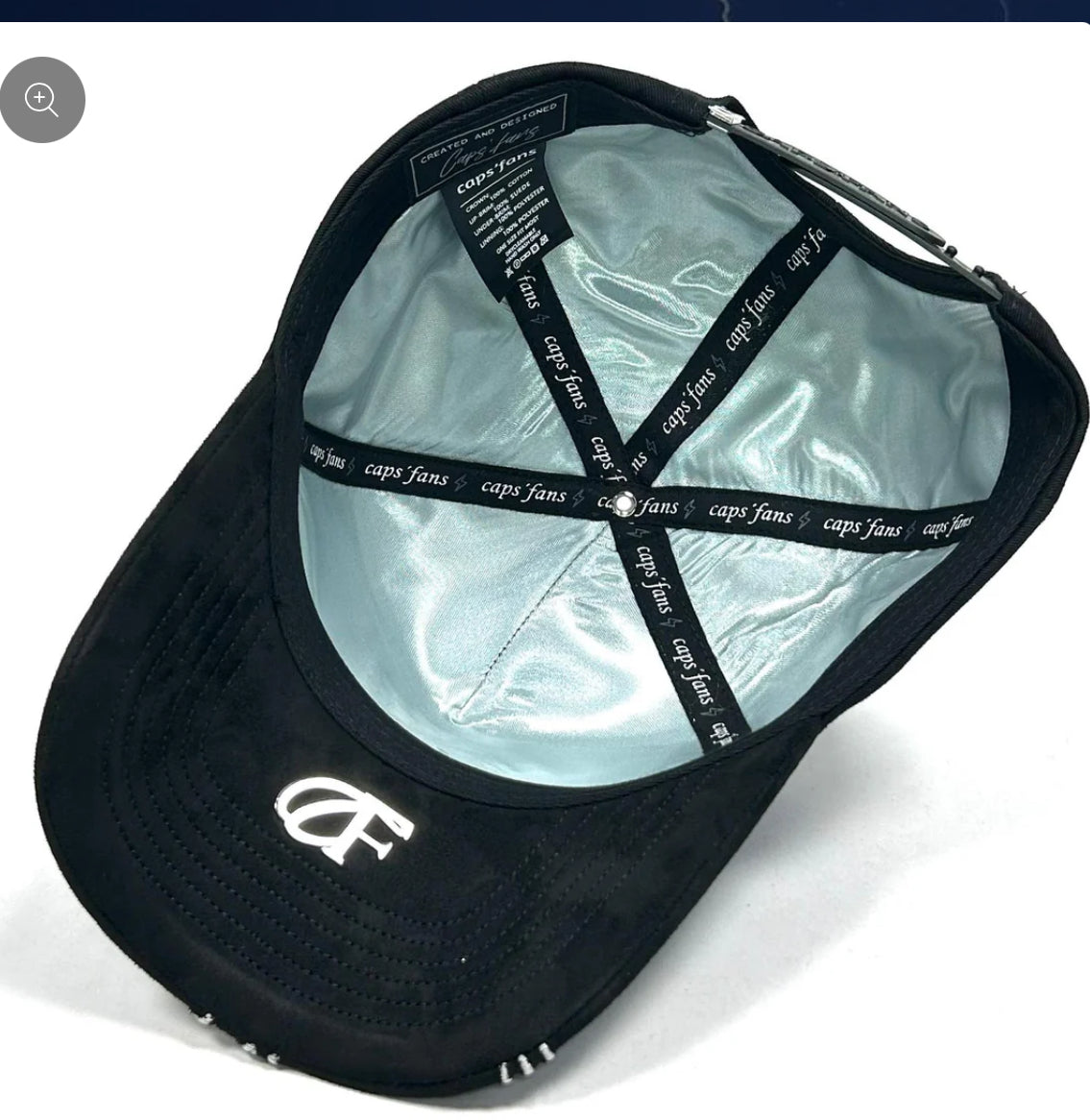 Hat Zeus Rayos Black Silver