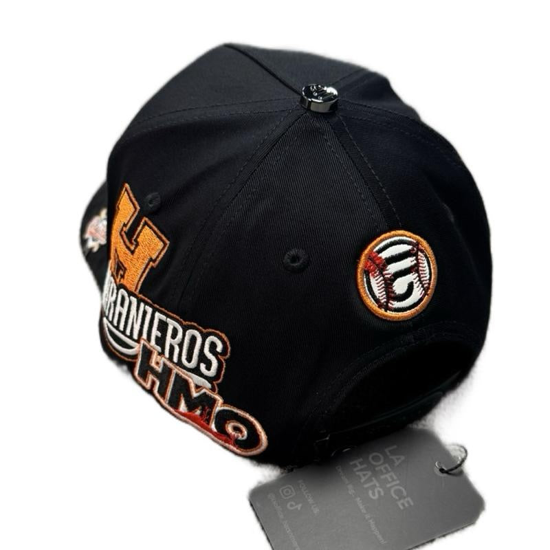 Hat Naranjeros Patches Black