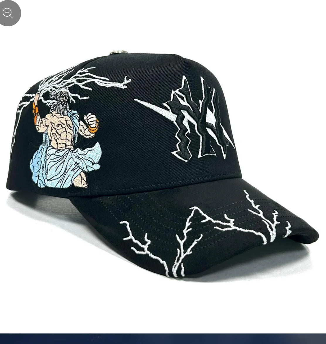 Hat Zeus Rayos Black Silver