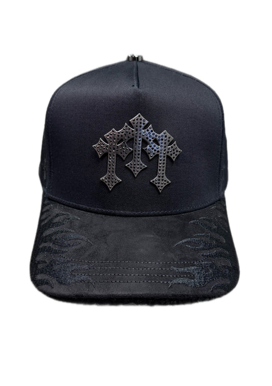 3 Cruces In God We Trust Total BLK
