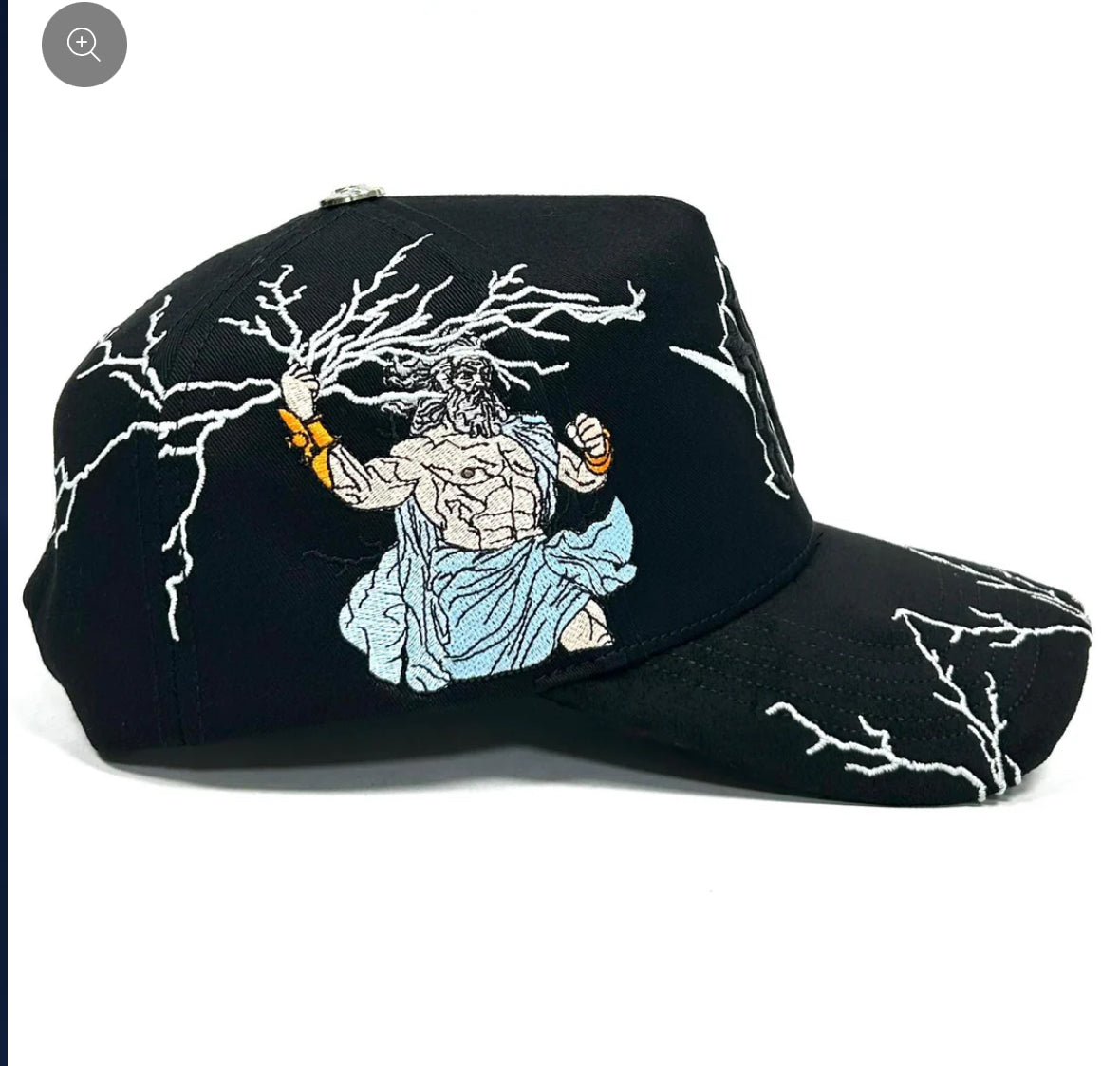 Hat Zeus Rayos Black Silver