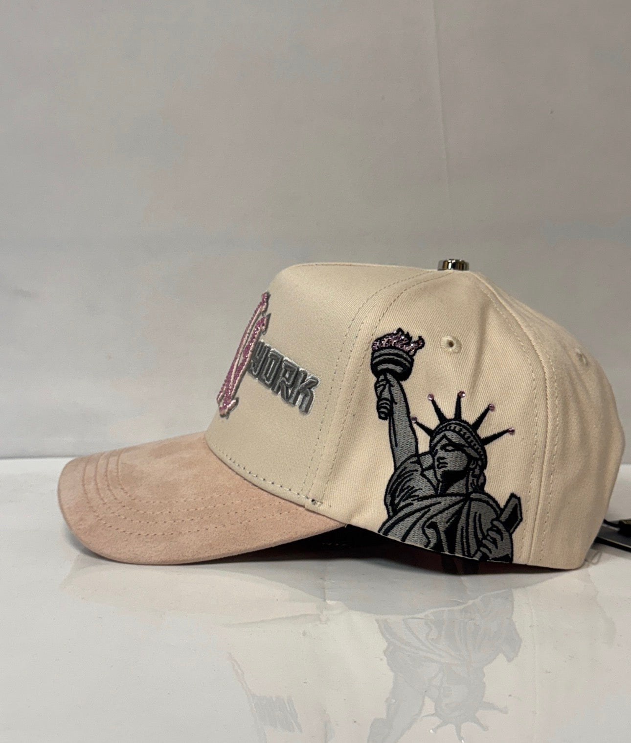 New York Beige Pink Crystals