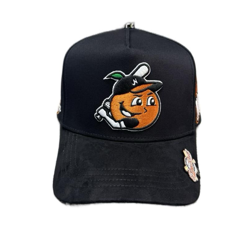 Hat Naranjeros Patches Black