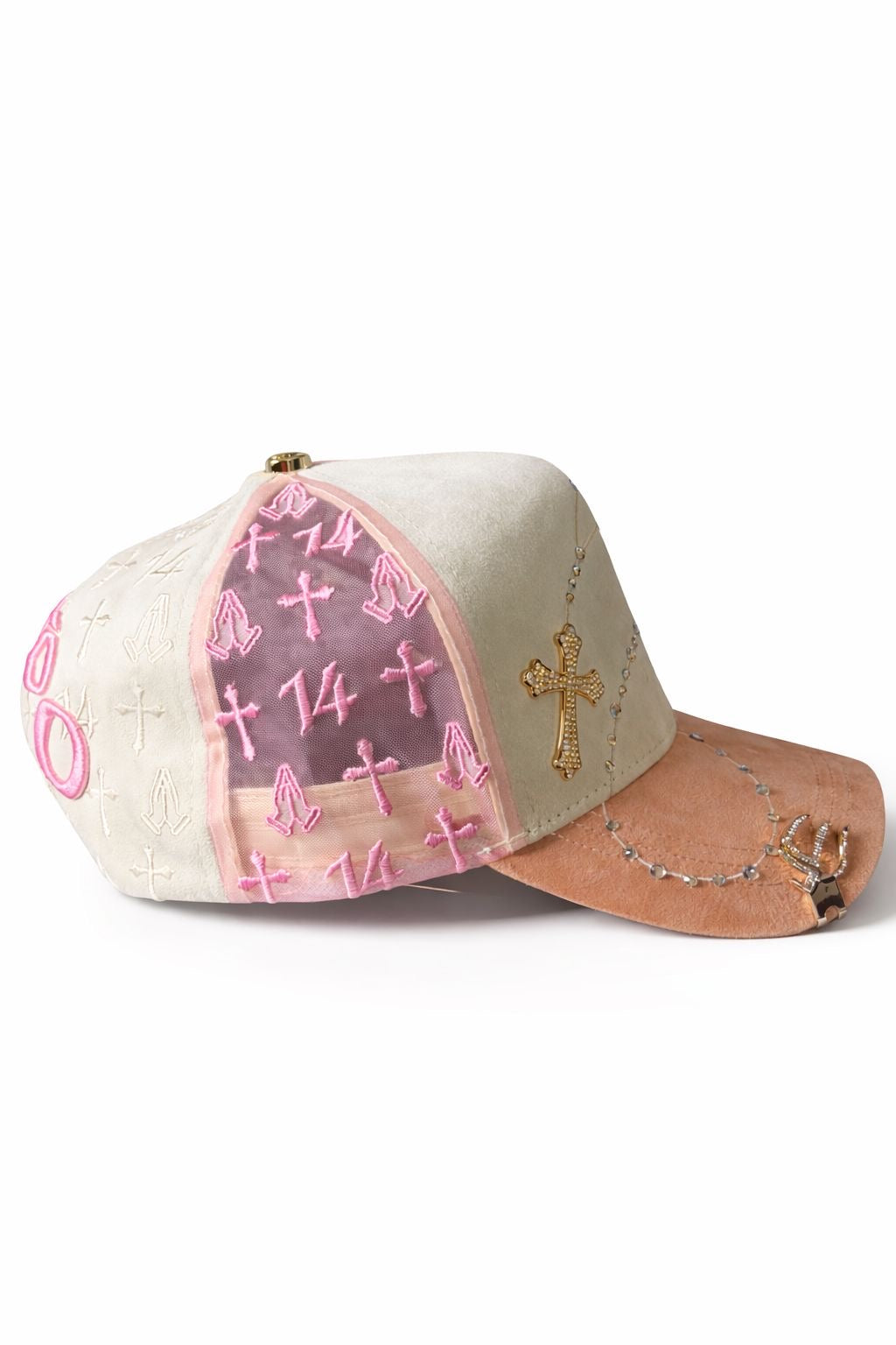 Exodo 14-14 Beige Pink Crystal