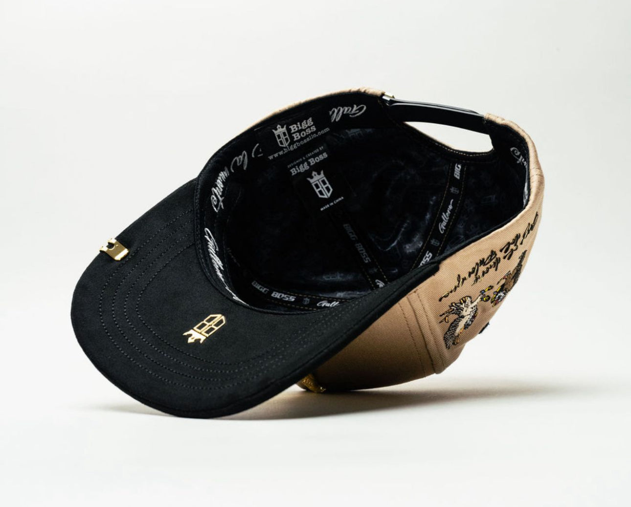 Hat Gold Rooster Beige