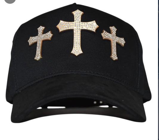 Hat 3 Cruces Rise Gold Crystals