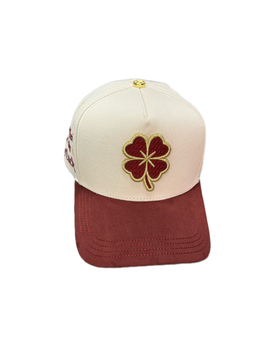 Trebol Beige Burgundy