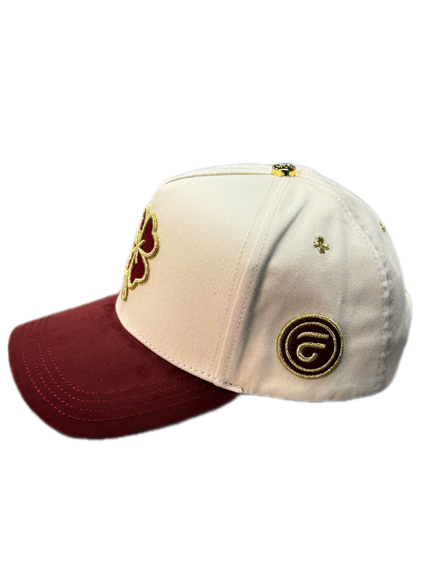Trebol Beige Burgundy