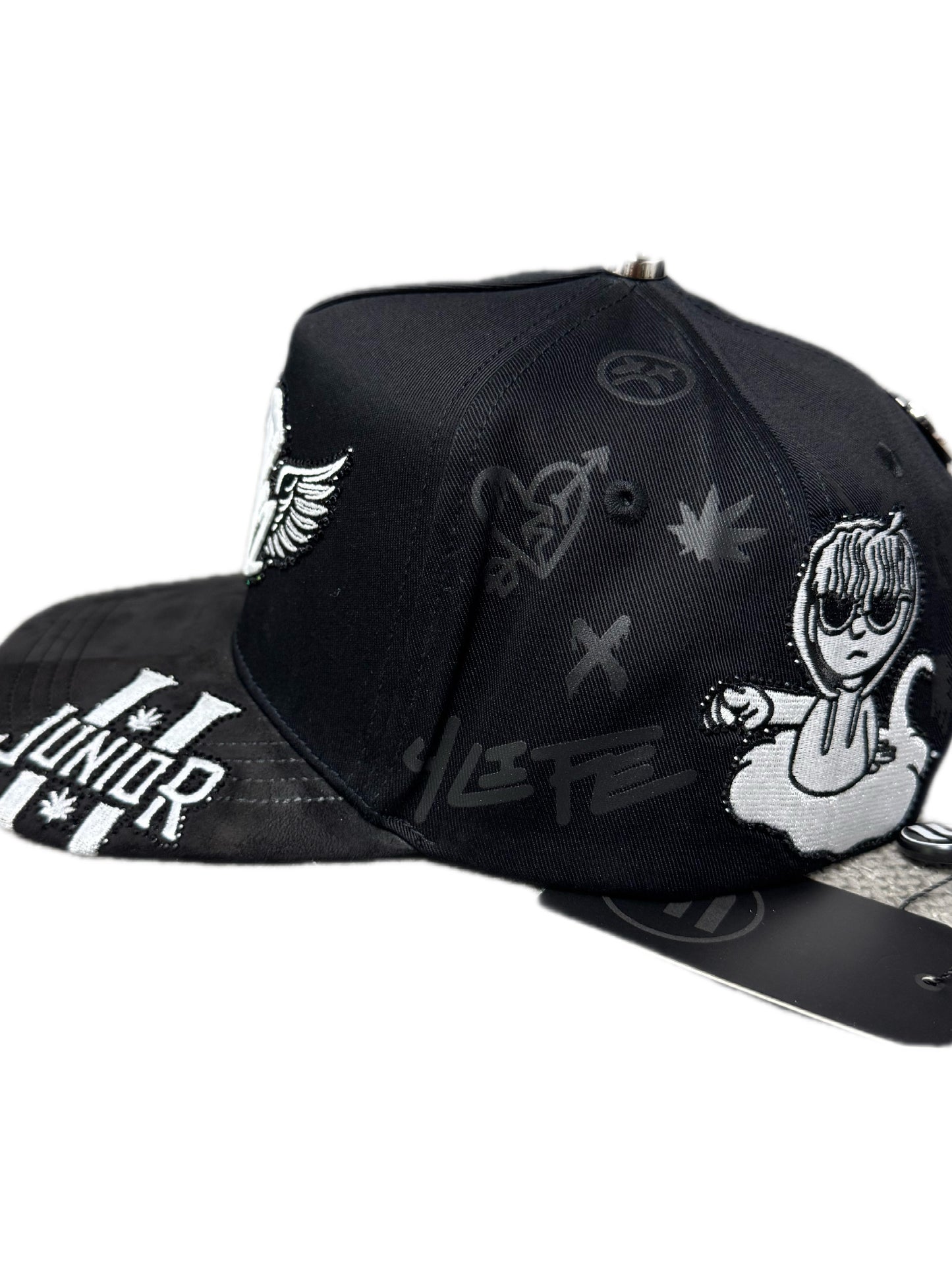 Sad Boyz Black White Crystals