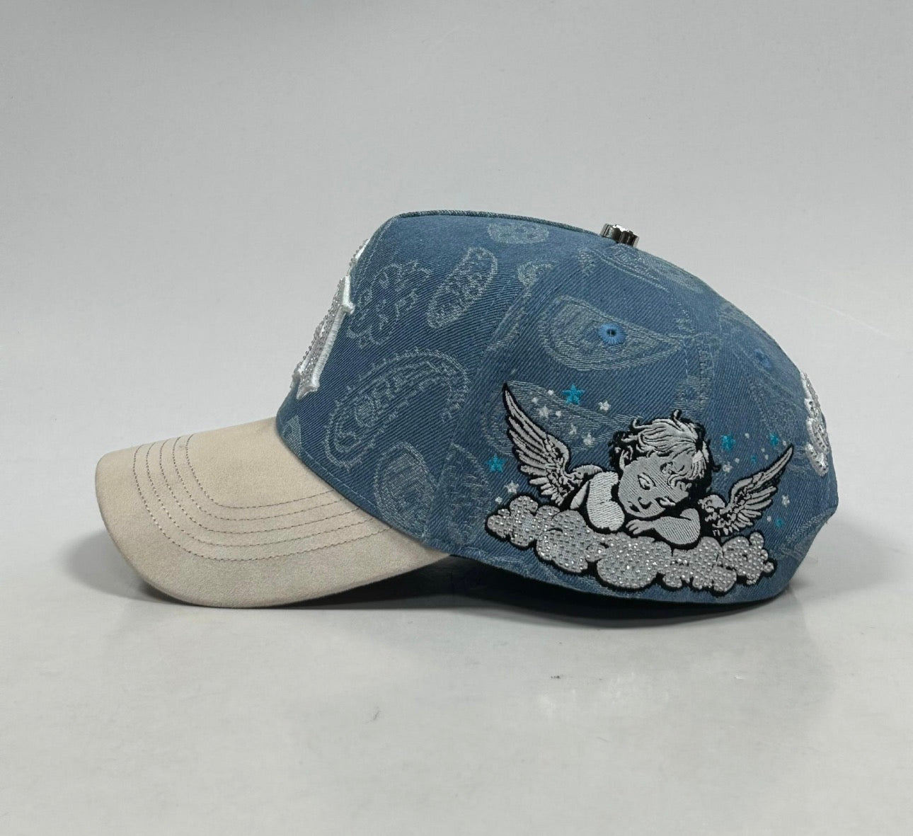 LA Los Angeles Blue Jean Crystal