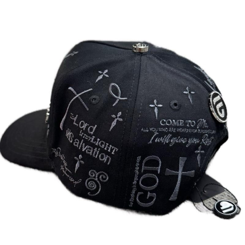 Faith over Fear Black Silver