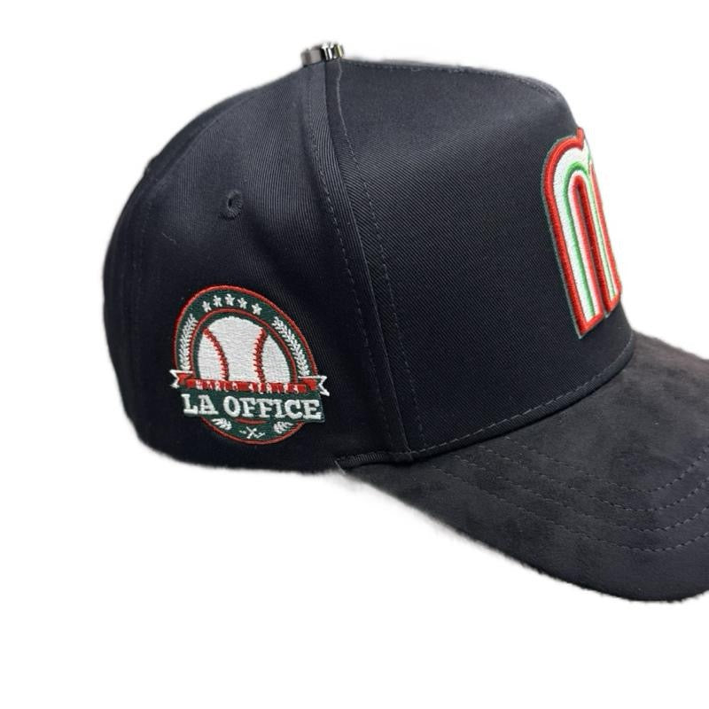 Hat M Mexico Patches Black