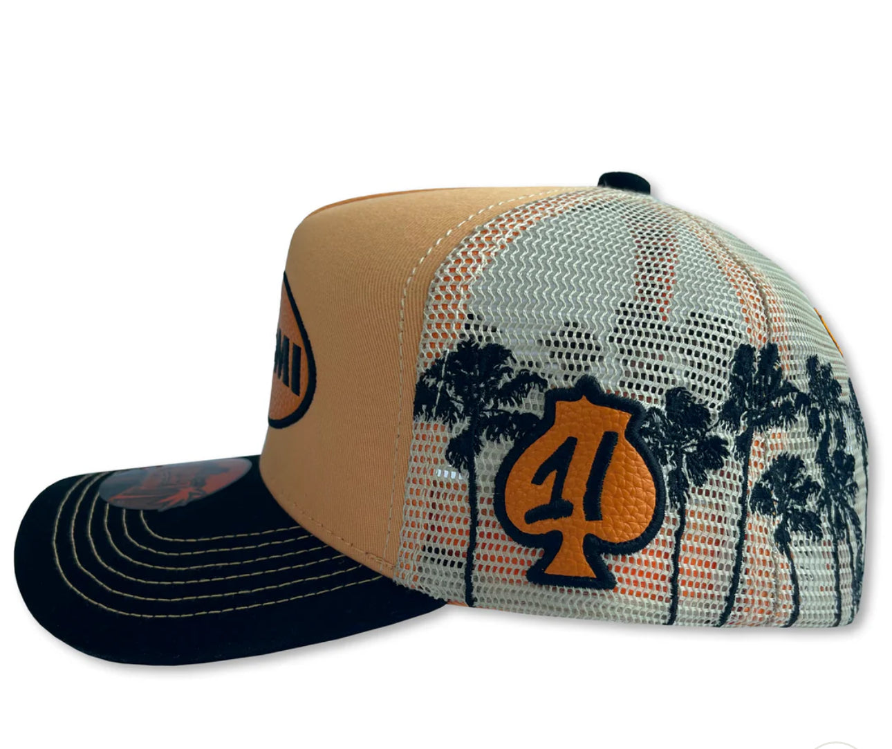 Hat Miami Orange Trucker