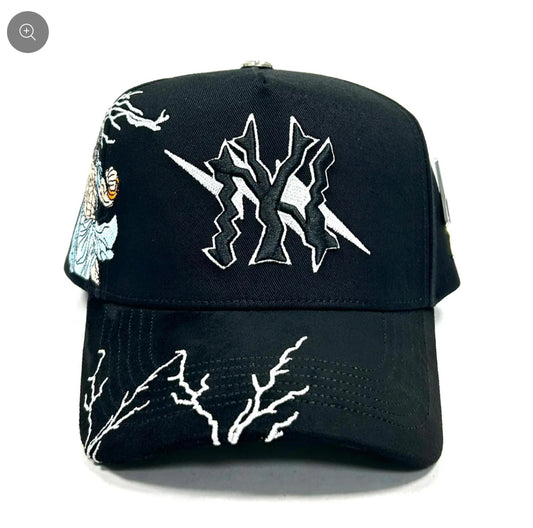 Hat Zeus Rayos Black Silver