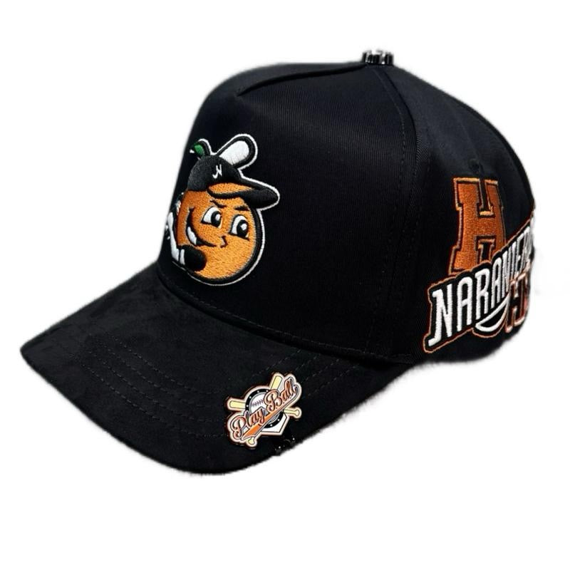 Hat Naranjeros Patches Black