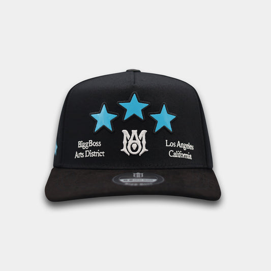 Hat BiggBoss AMR Blue Stars Black