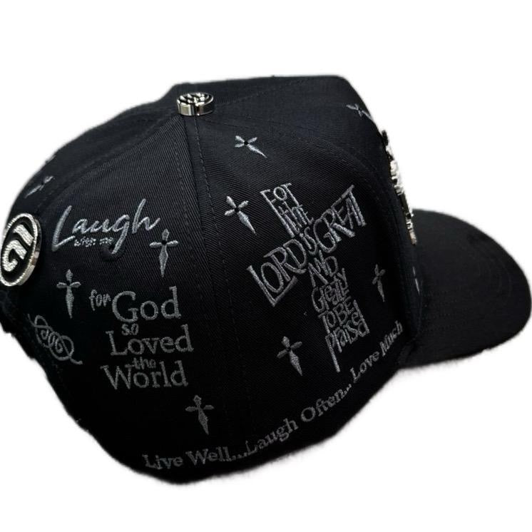 Faith over Fear Black Silver