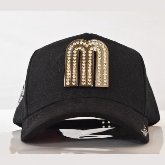 Hat M Mexico Crystals Black