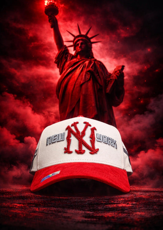 New York Beige Red Crystals