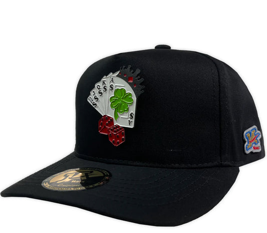 Gorra Poker Black