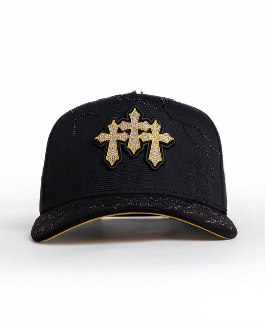 3 Cruces Black Gold Crystals