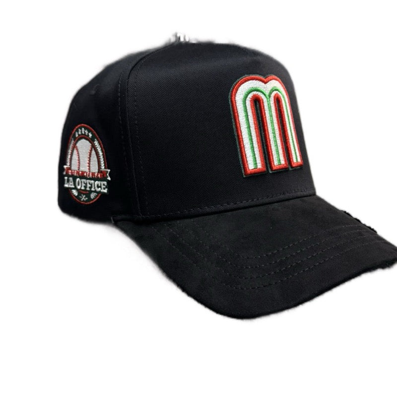 Hat M Mexico Patches Black