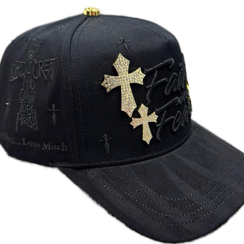 Faith over Fear Black Gold