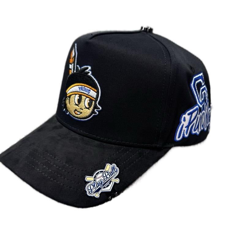 Hat CO Obregon Yaquis Patches Black